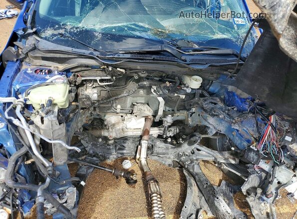 19XFC2F52GE086185 2016 HONDA CIVIC Blue უკანა სალონის ხედი