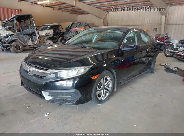 19XFC2F52GE095338 2016 HONDA CIVIC Black Vista tres cuartos delantera izquierda