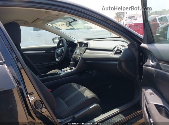 19XFC2F52GE244895 2016 HONDA CIVIC Black Widok wnętrza z przodu