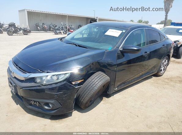 19XFC2F52GE244895 2016 HONDA CIVIC Black Przód lewy