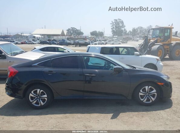 19XFC2F52GE244895 2016 HONDA CIVIC Black Widok wnętrza z tyłu