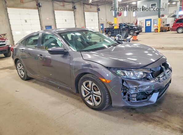 19XFC2F52HE028174 2017 HONDA CIVIC Gray Delantero derecho