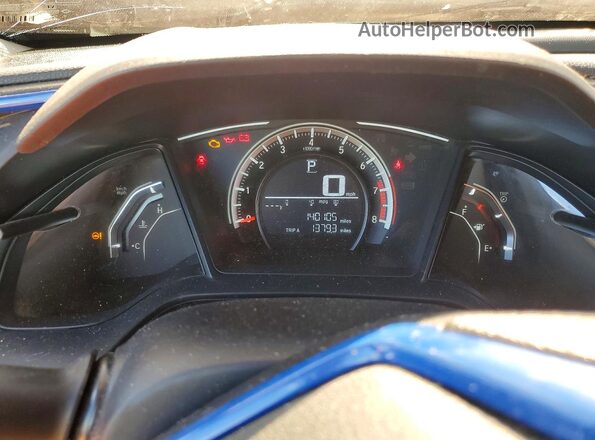 19XFC2F52HE060168 2017 HONDA CIVIC Silver Widok zestawu wskaźników