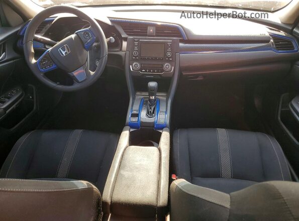 19XFC2F52HE060168 2017 HONDA CIVIC Silver Widok deski rozdzielczej