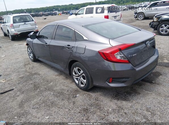 19XFC2F52HE205144 2017 HONDA CIVIC Gray Հետևի ձախ