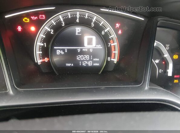 19XFC2F52HE205144 2017 HONDA CIVIC Gray Հետևի նստատեղերի տեսք