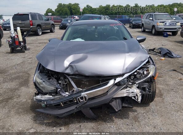 19XFC2F52HE205144 2017 HONDA CIVIC Gray Սալոնի հետևի տեսք