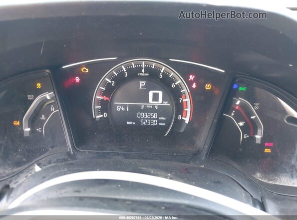19XFC2F52JE024373 2018 HONDA CIVIC Black Vista de los asientos traseros