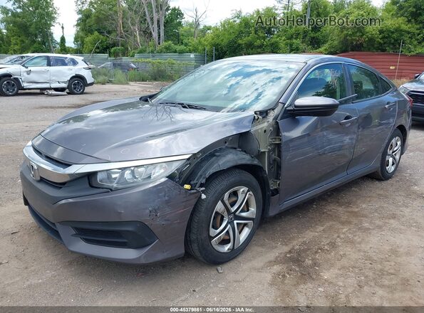 19XFC2F52JE030254 2018 HONDA CIVIC Серый Вид спереди