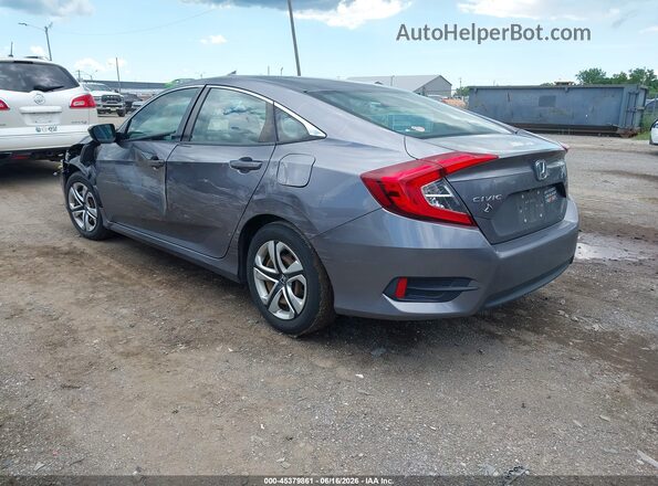19XFC2F52JE030254 2018 HONDA CIVIC Серый Задняя левая четверть