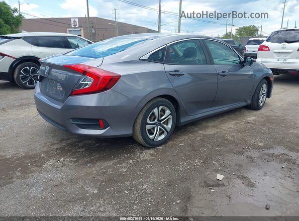 19XFC2F52JE030254 2018 HONDA CIVIC Серый Задняя правая четверть