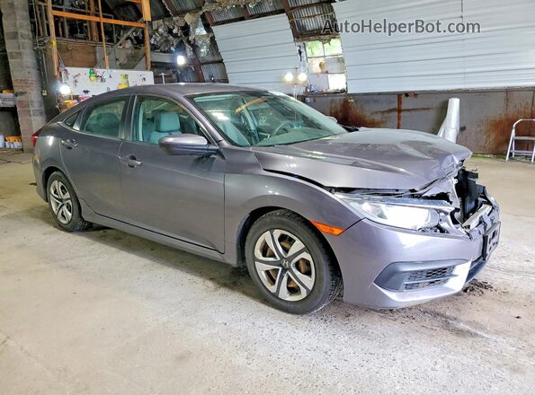 19XFC2F52JE200855 2018 HONDA CIVIC Gray Przód prawy