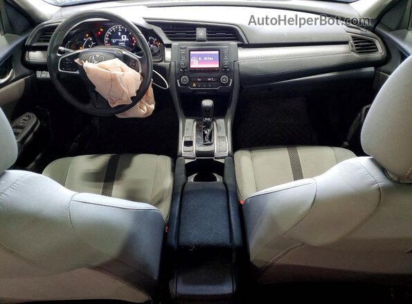 19XFC2F52JE200855 2018 HONDA CIVIC Gray Widok deski rozdzielczej