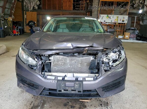 19XFC2F52JE200855 2018 HONDA CIVIC Gray Widok z przodu