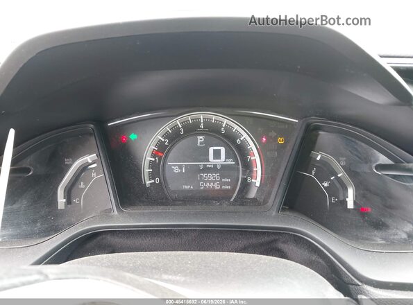 19XFC2F53GE037299 2016 HONDA CIVIC Gray Вид задніх сидінь