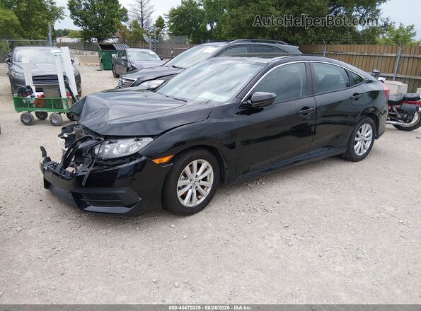 19XFC2F53GE206706 2016 HONDA CIVIC Black Przód lewy