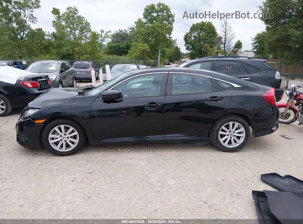 19XFC2F53GE206706 2016 HONDA CIVIC Black Widok wnętrza 360 stopni