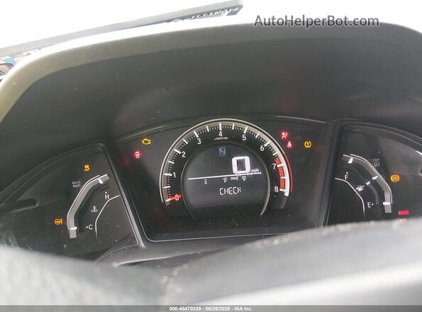 19XFC2F53GE206706 2016 HONDA CIVIC Black Widok tylnych siedzeń