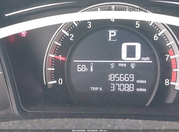 19XFC2F53GE207788 2016 HONDA CIVIC Dark Blue Вид задних сидений