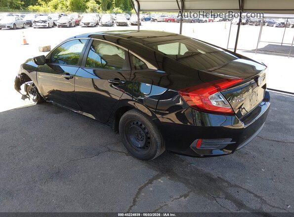 19XFC2F53GE213199 2016 HONDA CIVIC Black უკანა მარცხენა