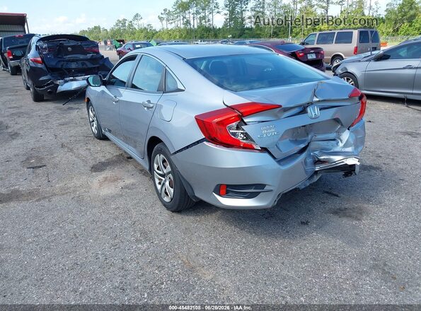 19XFC2F53HE007902 2017 HONDA CIVIC Silver Հետևի ձախ