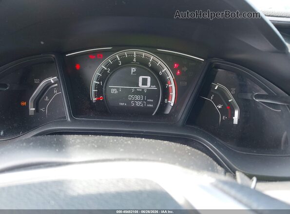 19XFC2F53HE007902 2017 HONDA CIVIC Silver Հետևի նստատեղերի տեսք