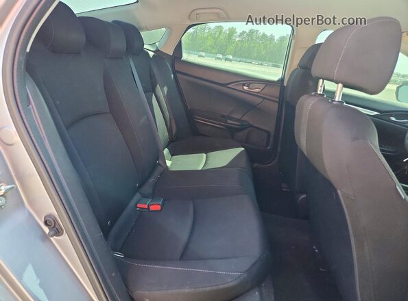 19XFC2F53HE012940 2017 HONDA CIVIC Silver უკანა სავარძლების ხედი