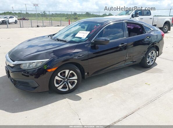19XFC2F53HE014591 2017 HONDA CIVIC Black Vista tres cuartos delantera izquierda