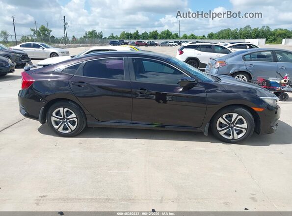 19XFC2F53HE014591 2017 HONDA CIVIC Black Vista interior trasera