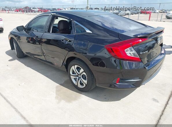 19XFC2F53HE014591 2017 HONDA CIVIC Black Trasero izquierdo