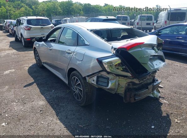 19XFC2F53HE024263 2017 HONDA CIVIC Silver Задня ліва чверть