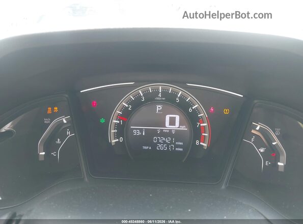19XFC2F53HE024263 2017 HONDA CIVIC Silver Вид задніх сидінь