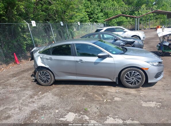 19XFC2F53HE024263 2017 HONDA CIVIC Silver Вид задньої частини салону