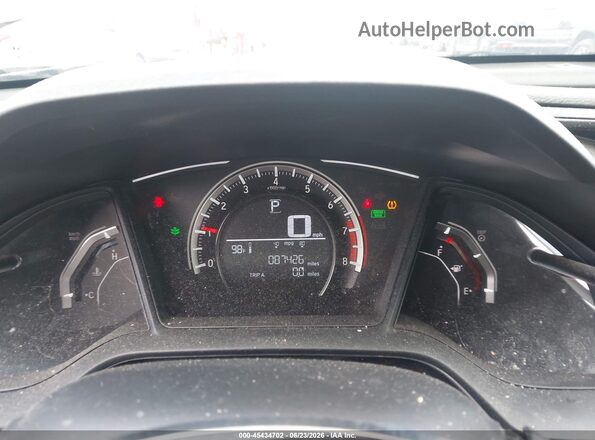 19XFC2F53HE026580 2017 HONDA CIVIC Gray Widok tylnych siedzeń