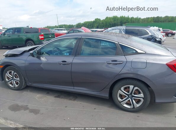 19XFC2F53HE026580 2017 HONDA CIVIC Gray Widok wnętrza 360 stopni