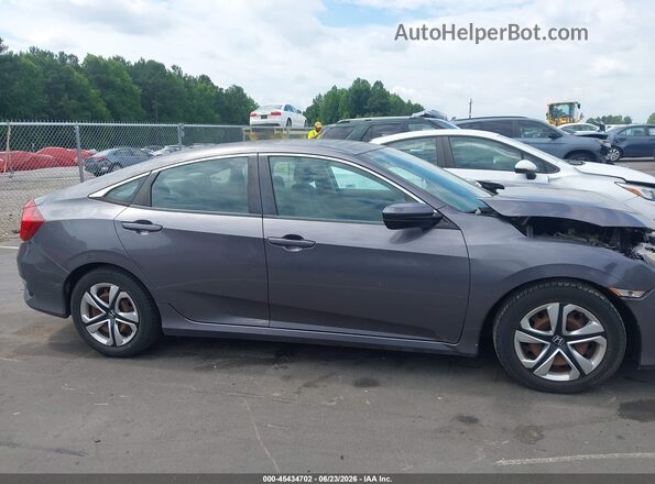 19XFC2F53HE026580 2017 HONDA CIVIC Gray Widok wnętrza z tyłu