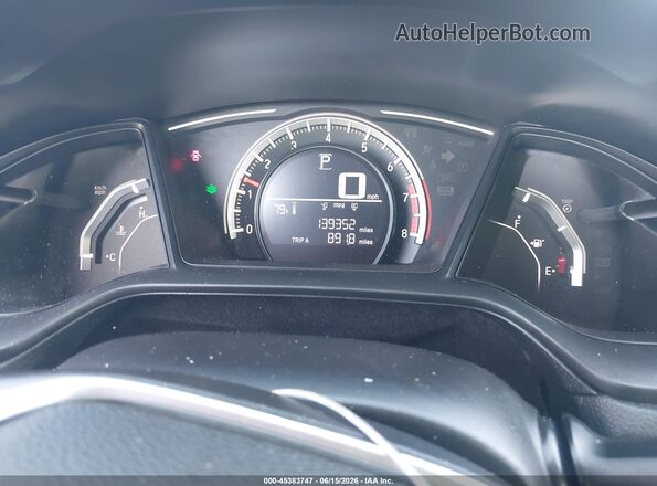 19XFC2F53HE035120 2017 HONDA CIVIC Gray Вид задніх сидінь