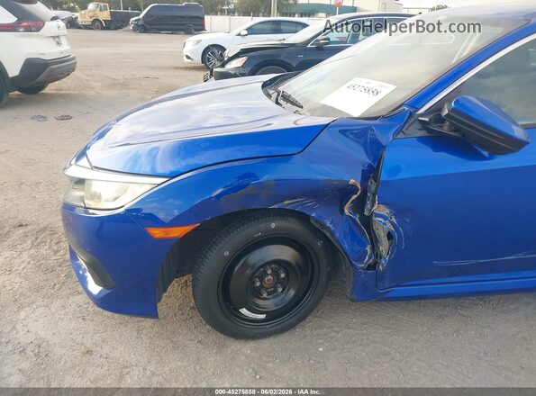 19XFC2F53JE011034 2018 HONDA CIVIC Blue Front view