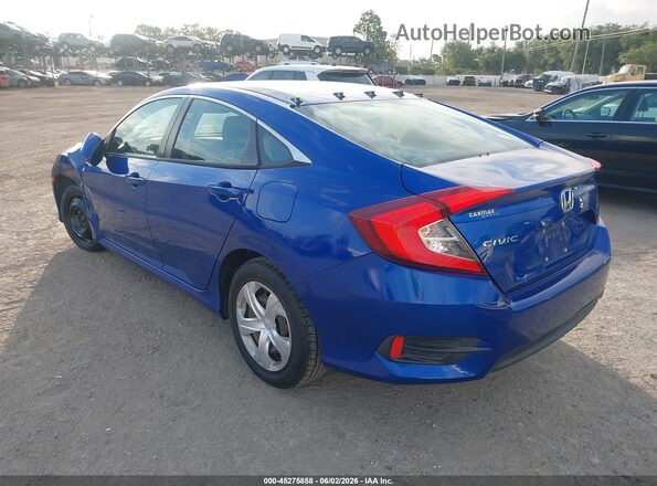 19XFC2F53JE011034 2018 HONDA CIVIC Blue Rear left
