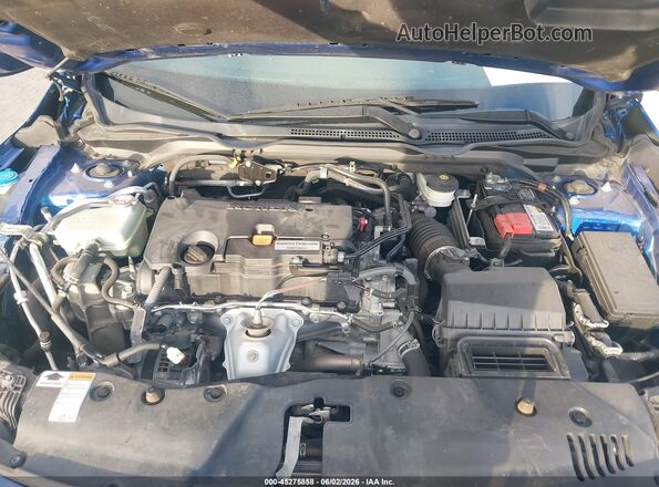 19XFC2F53JE011034 2018 HONDA CIVIC Blue Rear view