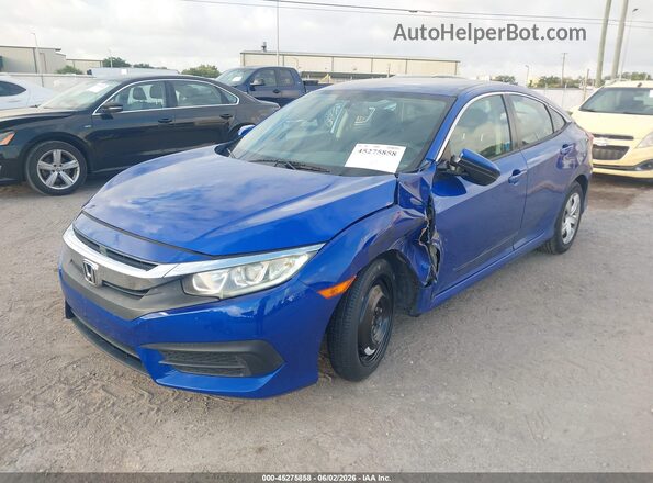 19XFC2F53JE011034 2018 HONDA CIVIC Blue Front left