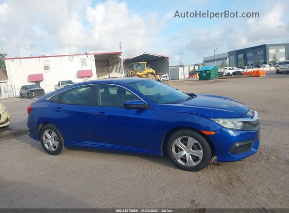 19XFC2F53JE011034 2018 HONDA CIVIC Blue Rear interior view