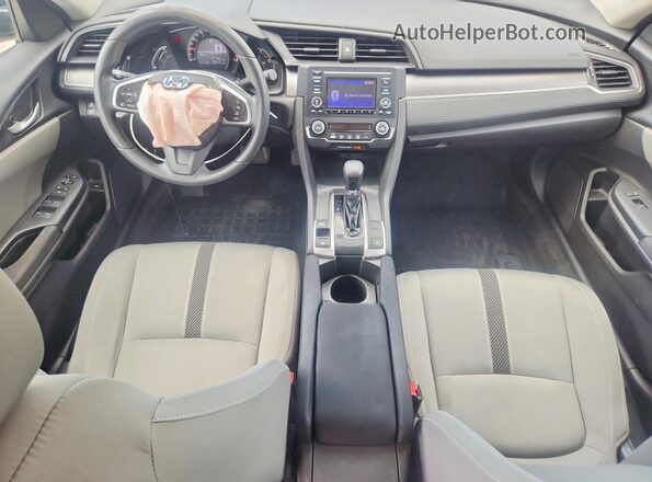 19XFC2F53JE019828 2018 HONDA CIVIC Blue წინა პანელის ხედი