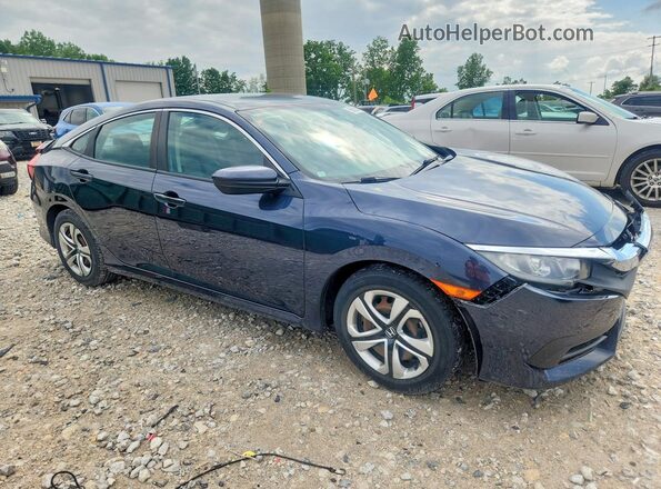 19XFC2F53JE019828 2018 HONDA CIVIC Blue წინა მარჯვენა
