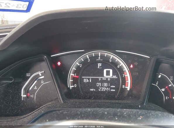 19XFC2F53JE026438 2018 HONDA CIVIC Black Հետևի նստատեղերի տեսք