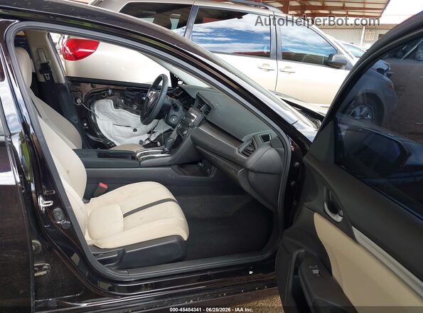 19XFC2F54GE009107 2016 HONDA CIVIC Black Front interior view