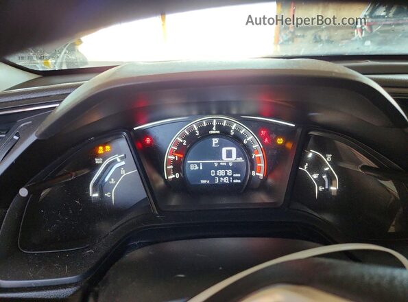 19XFC2F54GE046318 2016 HONDA CIVIC Silver ხელსაწყოთა პანელის ხედი