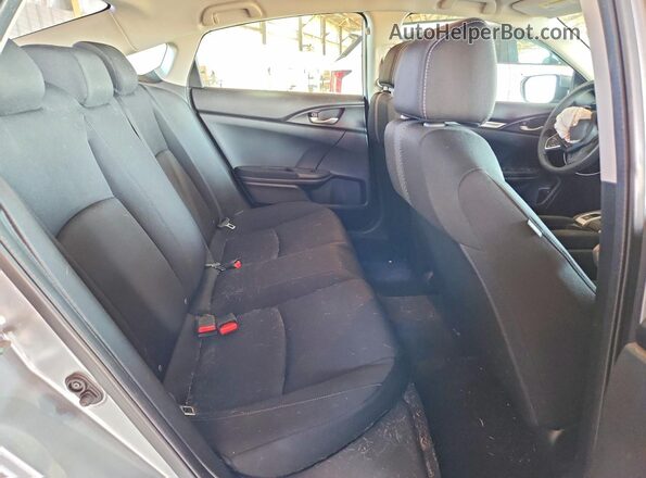 19XFC2F54GE046318 2016 HONDA CIVIC Silver უკანა სავარძლების ხედი