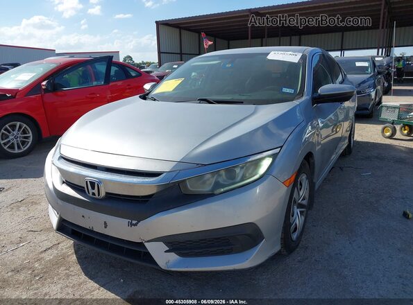 19XFC2F54GE046545 2016 HONDA CIVIC Серебряный Передняя левая четверть