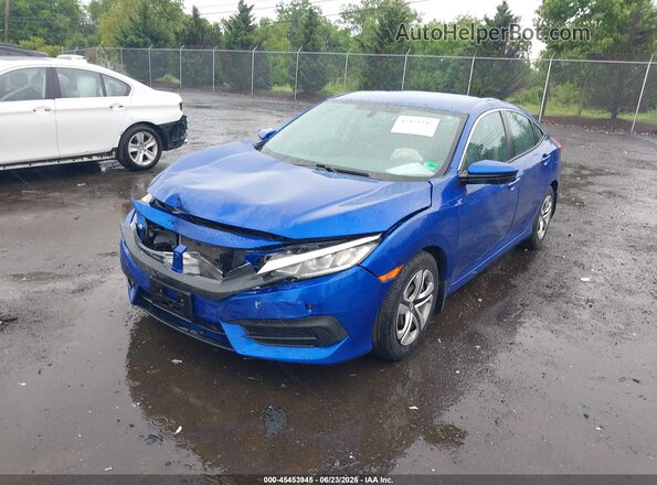 19XFC2F54GE090156 2016 HONDA CIVIC Синий Передняя левая четверть